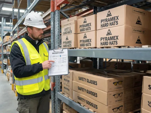 Warehouse PPE stock review