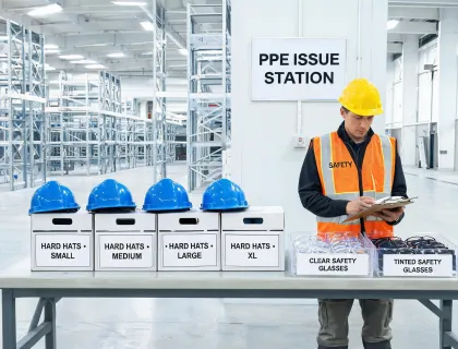 Crew PPE issue day